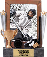 Hockey Painted Resin Photo Frame
