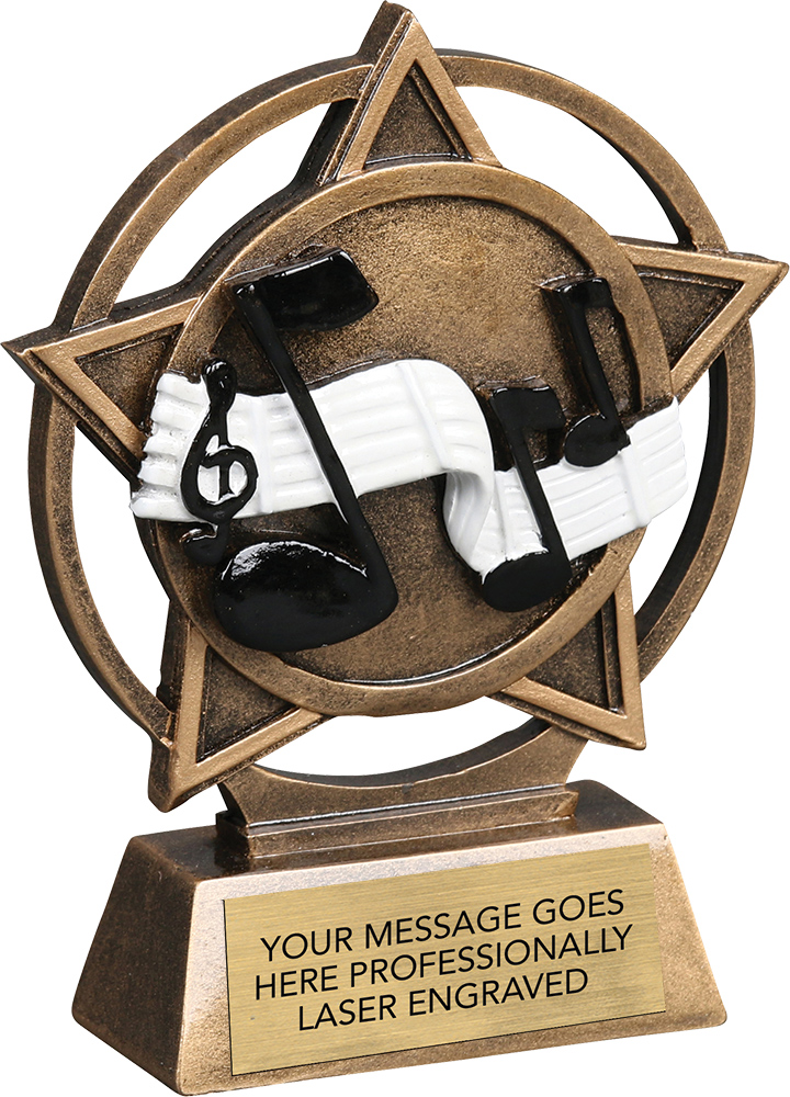 Music Orbit Resin Sculpture Trophy