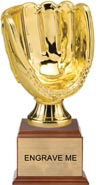 Baseball Full Size Resin Award - Gold