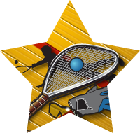 Racquetball Star Insert
