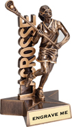 Lacrosse Billboard Resin Trophy - Female