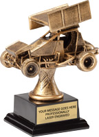 Sprint Car Resin Trophy