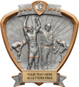 Wrestling Sport Legend Shield Resin Trophy