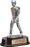 Boy Scout Pewter Finish Resin Trophy