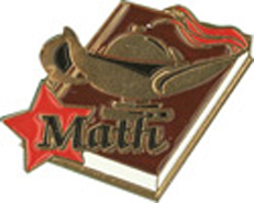 Star Student Award Pins- Math