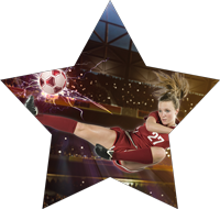 Soccer: Lightning Female Star Insert