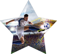 Soccer: Lightning Male Star Insert