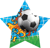 Soccer- Flame Star Insert
