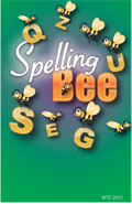 Spelling Bee Plaque Insert