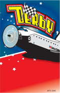 Space Derby- Shuttle Plaque Insert