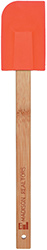 Silicone Spatula with Bamboo Handles- Red