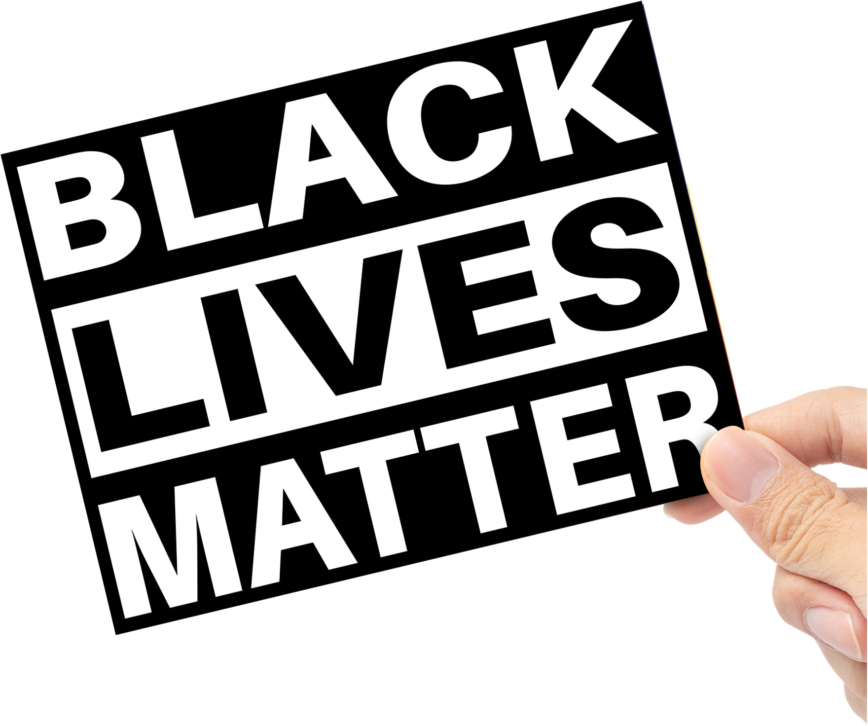 Black Lives Matter Vinyl Sticker - 6 x 4.5 inch
