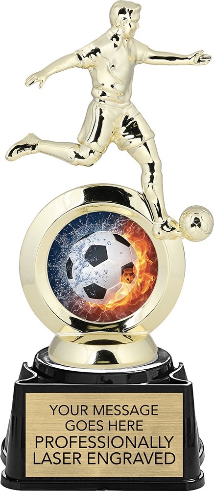 Soccer Male All-Star Insert Trophy - 8.5 inch