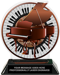 Piano Colorix-T Acrylic Trophy