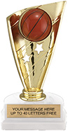 Basketball Banner Trophy with 3D Sport Ball