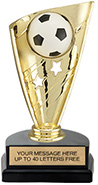 Soccer Banner Trophy with 3D Sport Ball