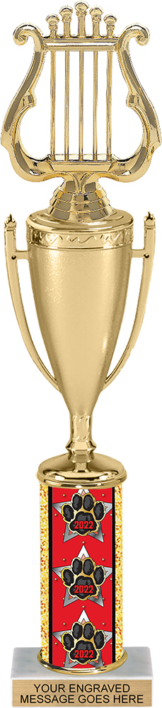 Paw 2022 Column Cup Trophy - 15 inch