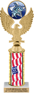 Eagle Color Insert Trophy w/ Column