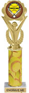 Victory Custom Insert Trophy w/ Column - 12.5 inch
