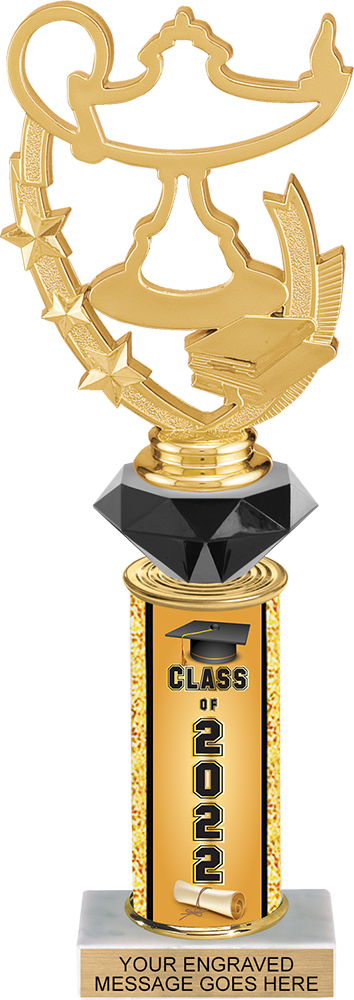 11 inch Diamond Riser Class of 2022 Trophy