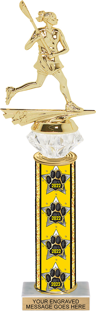 Diamond Riser 13 inch 2022 Paw Column Trophy