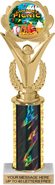 Victory Color Insert Trophy w/ Column
