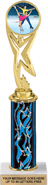 Star Victory Color Insert Trophy w/ Column