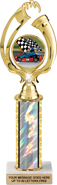 Blinged Victory Color Insert Trophy w/ Column