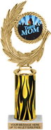Feather Color Insert Trophy w/ Column