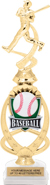 Baseball Meridian Sport Riser Trophy