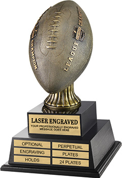 Fantasy Football Twin Tier Perpetual Trophy