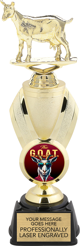 The GOAT Victory Cup Riser Trophy