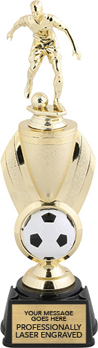 Soccer Male Victory Cup Riser Trophy