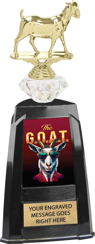 Diamond Riser Tri-Tower G.O.A.T. Trophy - Smoothed Out