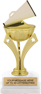 Cheer Triple Star Pedestal Trophy
