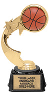 Basketball Twistar Trophy- Gold