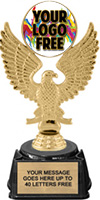 Eagle Custom Insert Trophy on Synthetic Regal Base