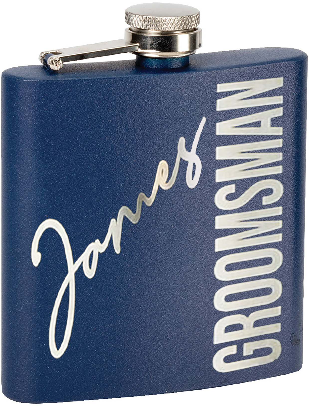 Tahoe© Powder Coated Insulated 6 oz Flask - Navy