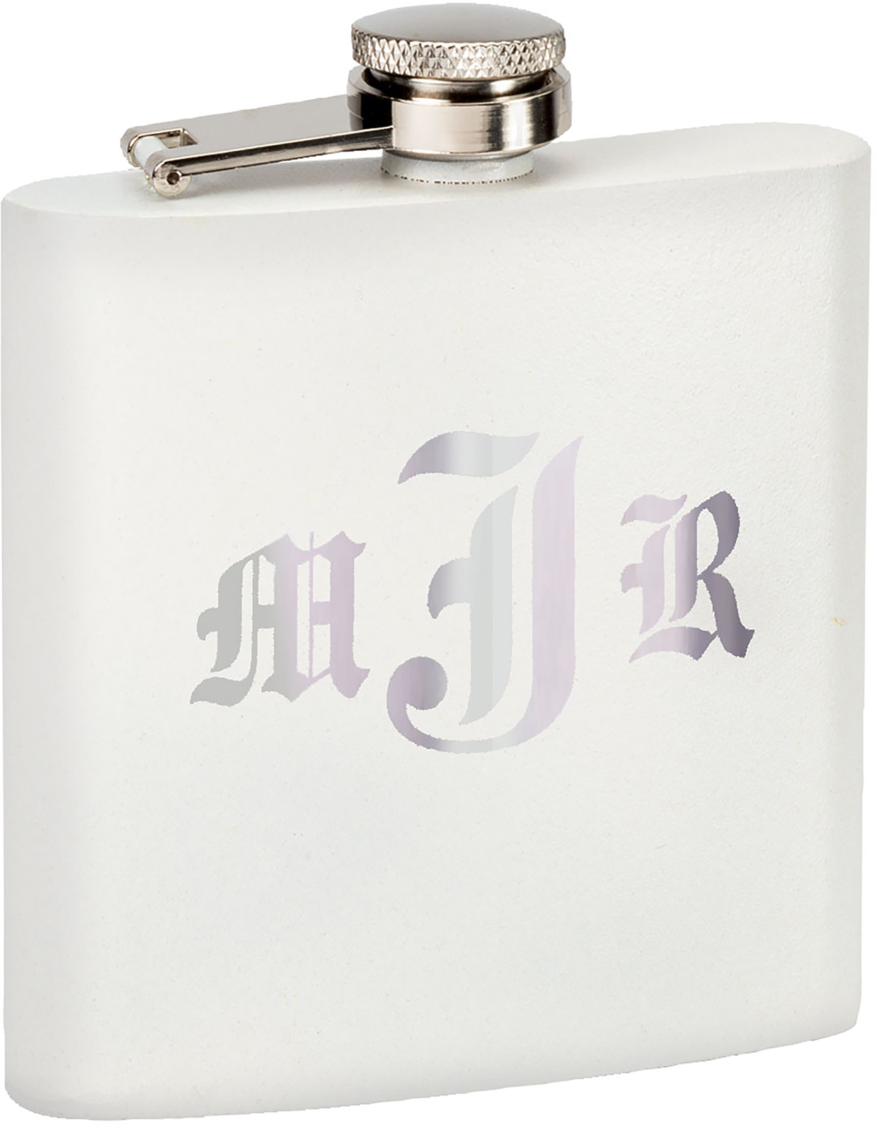Tahoe© Powder Coated Insulated 6 oz Flask - White