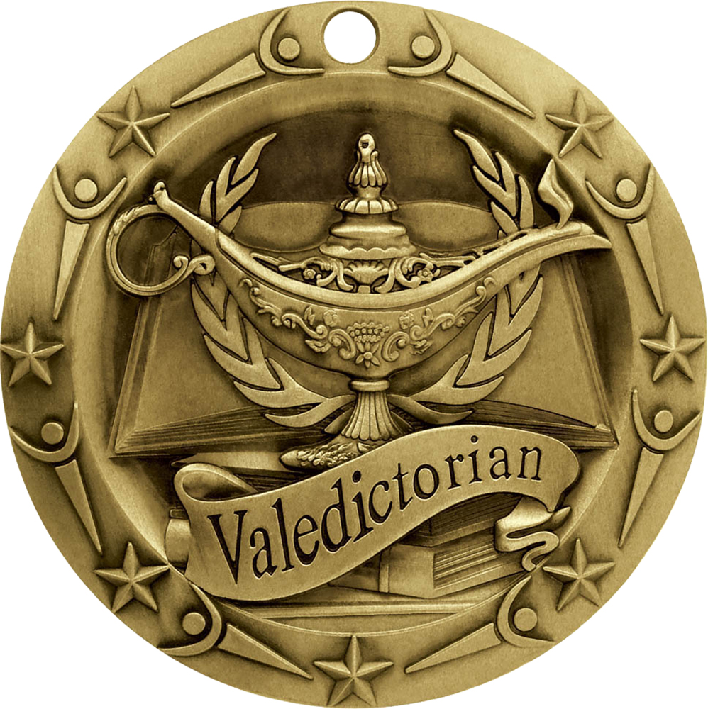 Valedictorian World Class Medal