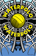 Water Polo- Tribal Plaque Insert