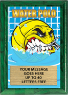 Water Polo Full Color KRUNCH Plaque