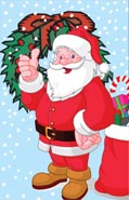 Christmas- Santa Claus Plaque Insert