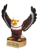 Eagle Bobblehead Mascot Resin Trophy