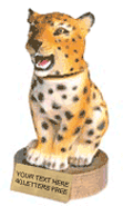 Jaguar Bobblehead Mascot Resin Trophy