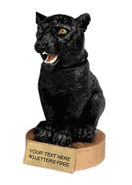 Panther Bobblehead Mascot Resin Trophy