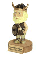 Viking Bobblehead Mascot Resin Trophy