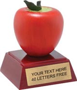 Apple Color Theme Resin Trophy