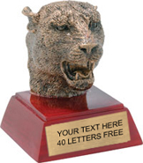 Panther / Jaguar Mascot Resin Themes Trophy