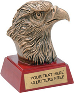 Eagle Mascot Resin Themes Trophy